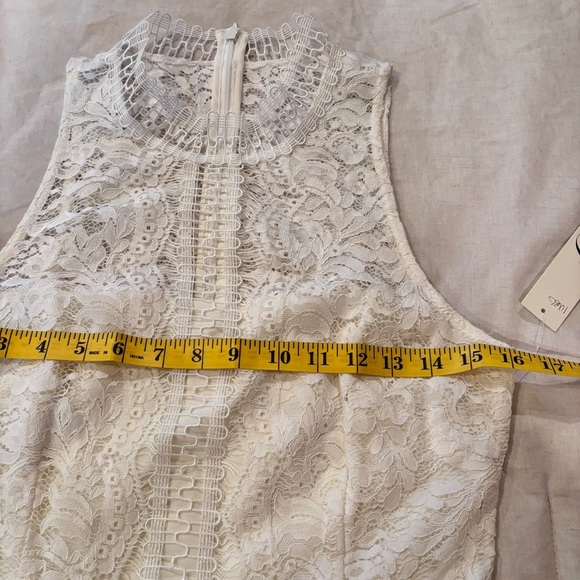 NWT Eliza J Lace Sheath Dress in Ivory, size 6, Wedding, Event, Church, Easter - Picture 14 of 14